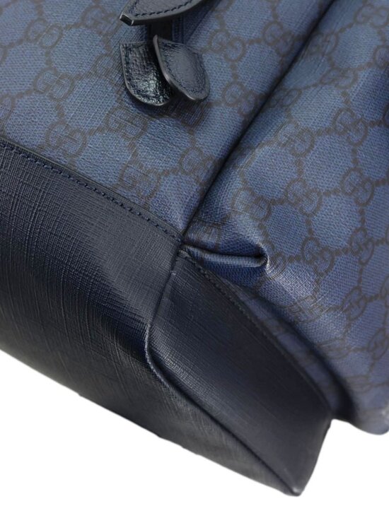 GUCCI  Ophidia GG Supreme Canvas Backpack Navy Blue 598140 main image 12